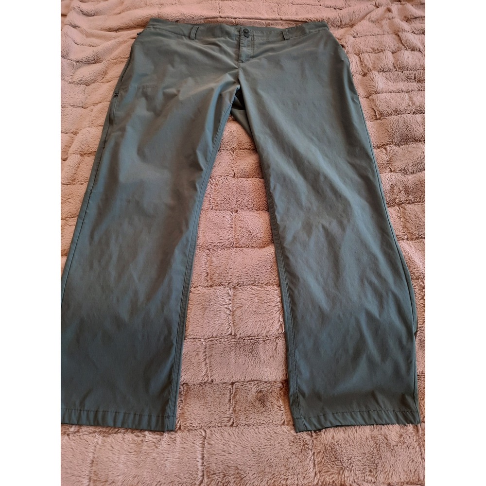 ZeroXposur Mens XXL Sage Green Performance Hiking Trail Pants Zipper Pockets